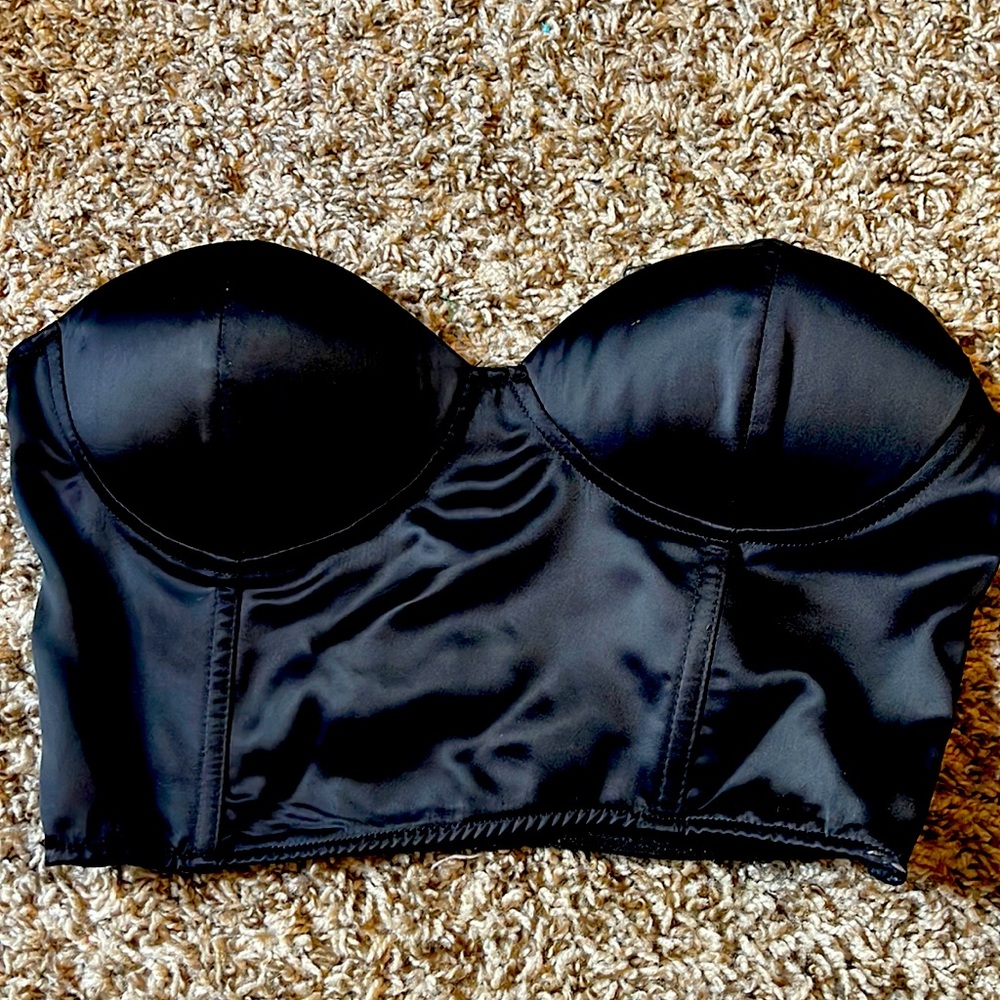 Black Coset Top